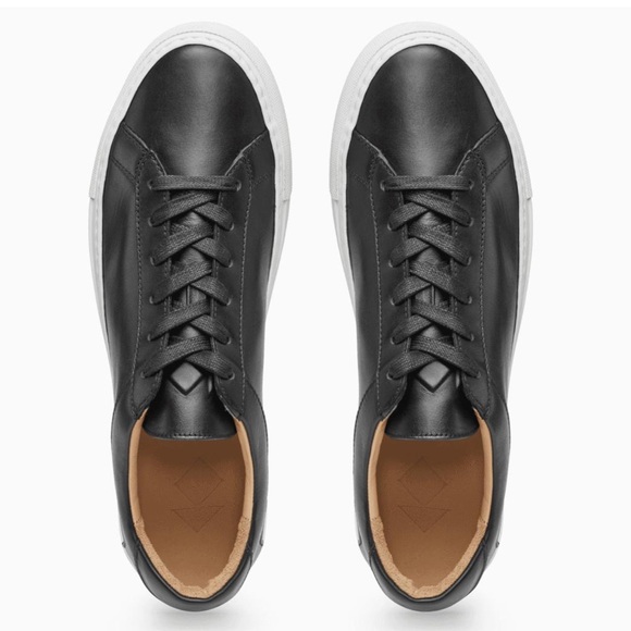 KOIO Black Leather Onyx Sneakers - Picture 2 of 16